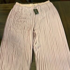 Matilda Jane pleated pants, Size Large, New with tags. Wide leg, flowing